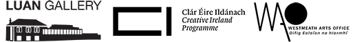 Luan Gallery, Creative Ireland and Westmeath Arts Office logos