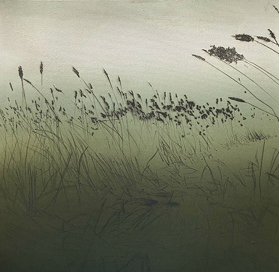 Meadow by Hilary Kinahan as part of her solo exhibition RAPT at Luan Gallery from 12 February - 3 April 2022